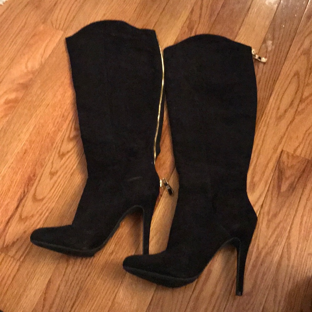 Suede knee high boots size 7